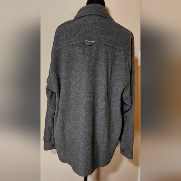 Host Pick Point Zero shacket overshirt 90's y2k polar fleece shirt jacket - Picture 3 of 10